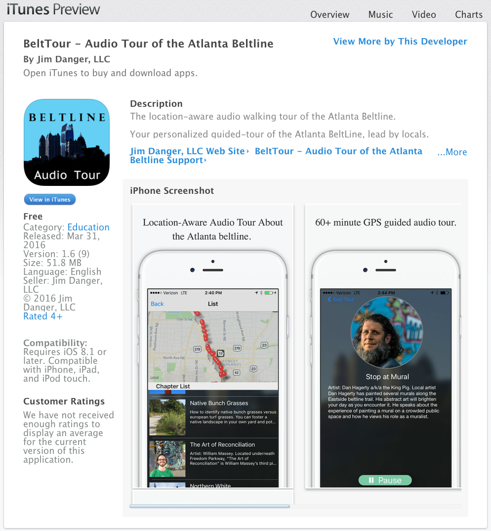 BeltTour is live – in the App Store!
